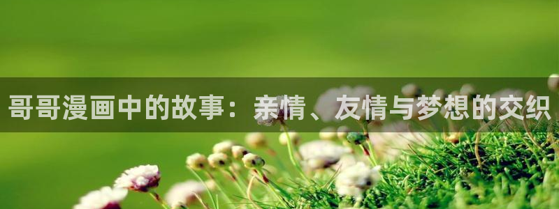 漫画之家网页版入口：哥哥漫画中的故事：亲情、友情与梦想的交织